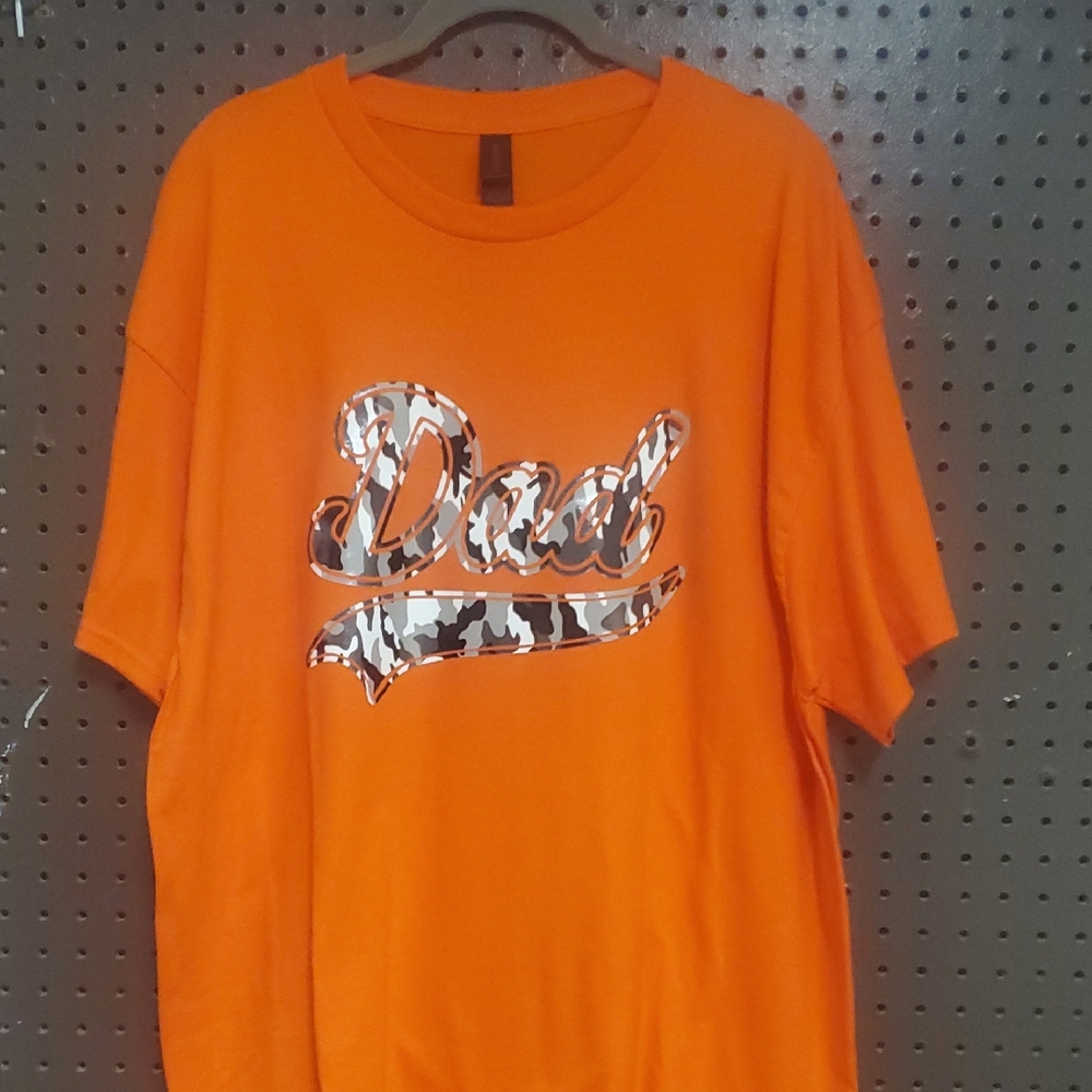 Orange Graphic Men's Shirt